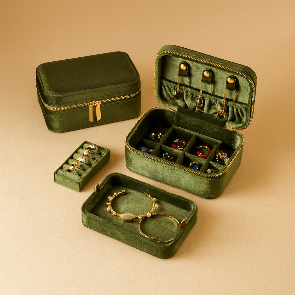 boîte à bijoux Velvet Luxe