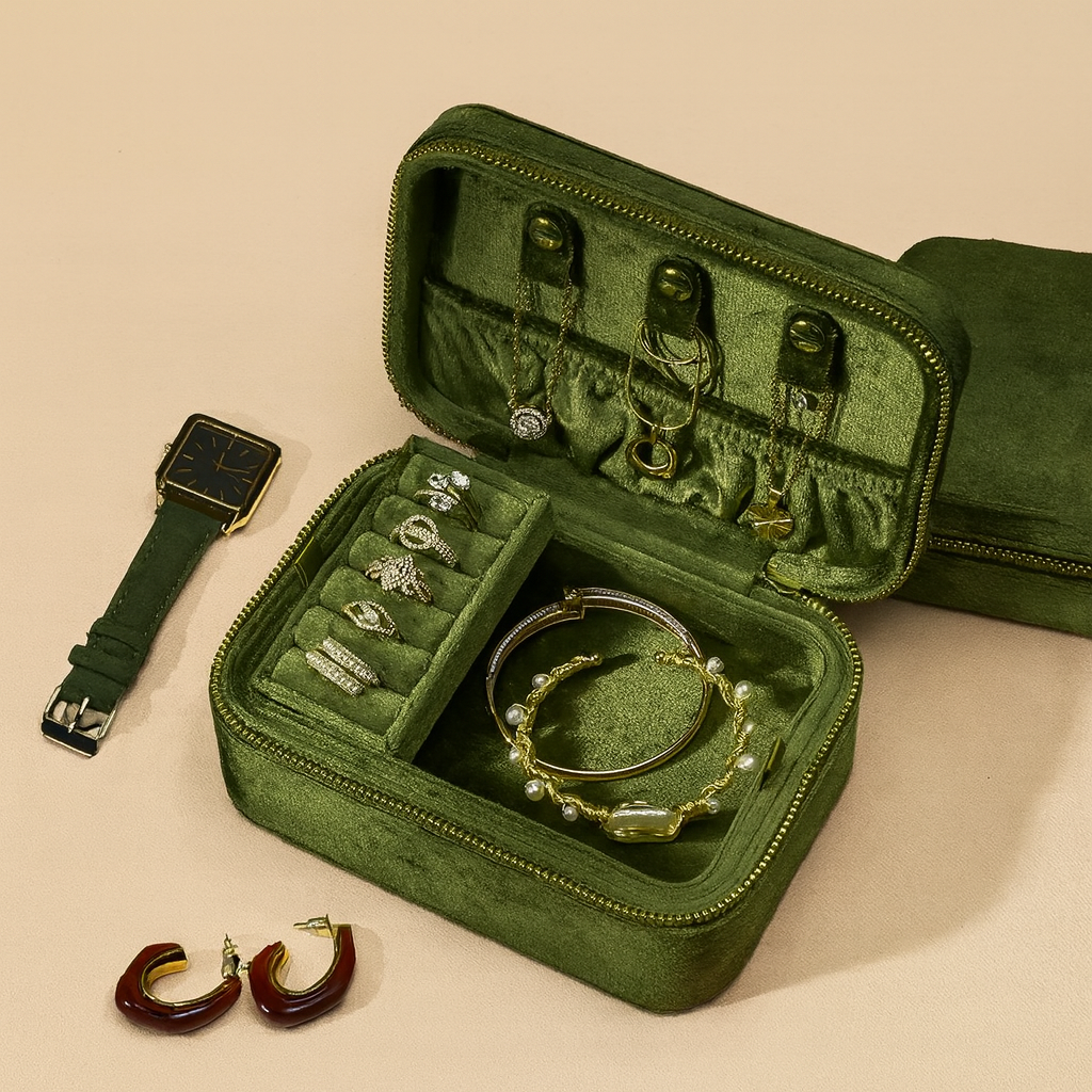 boîte à bijoux Velvet Luxe