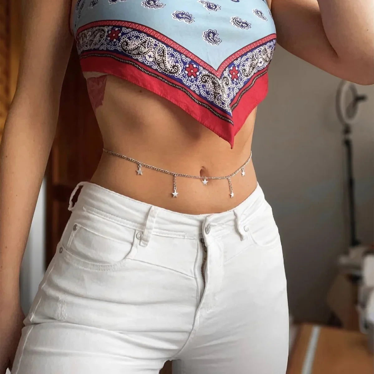 chaîne hanche Délicatesse Dorée