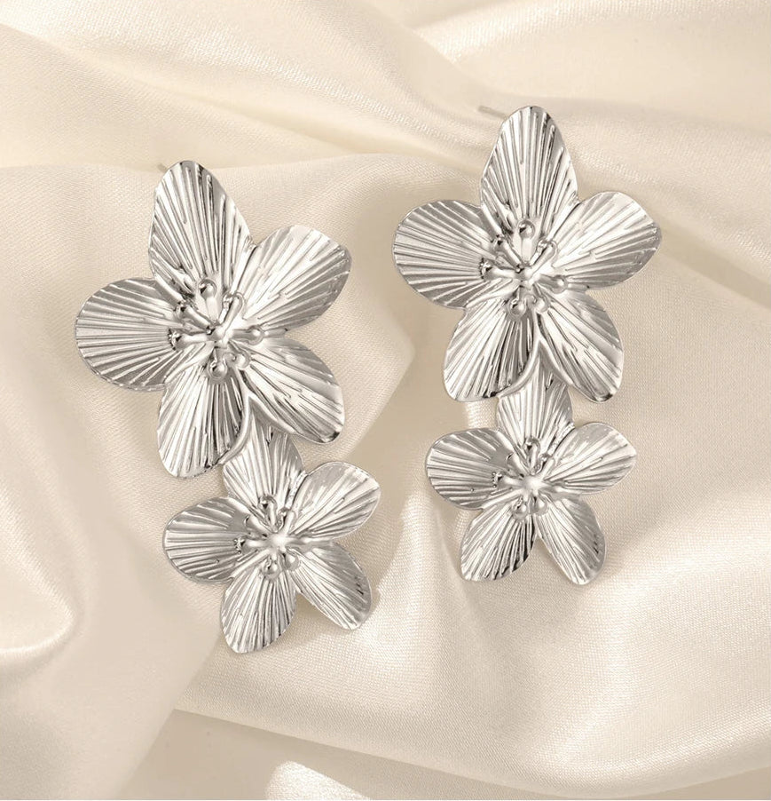 boucles d’oreilles Fleur Éternelle