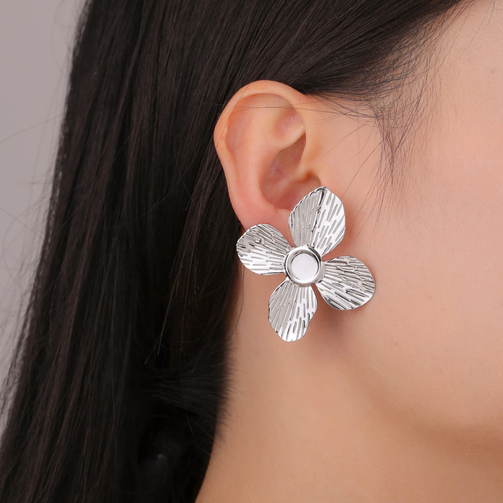 boucles d’oreilles Fleur Éternelle