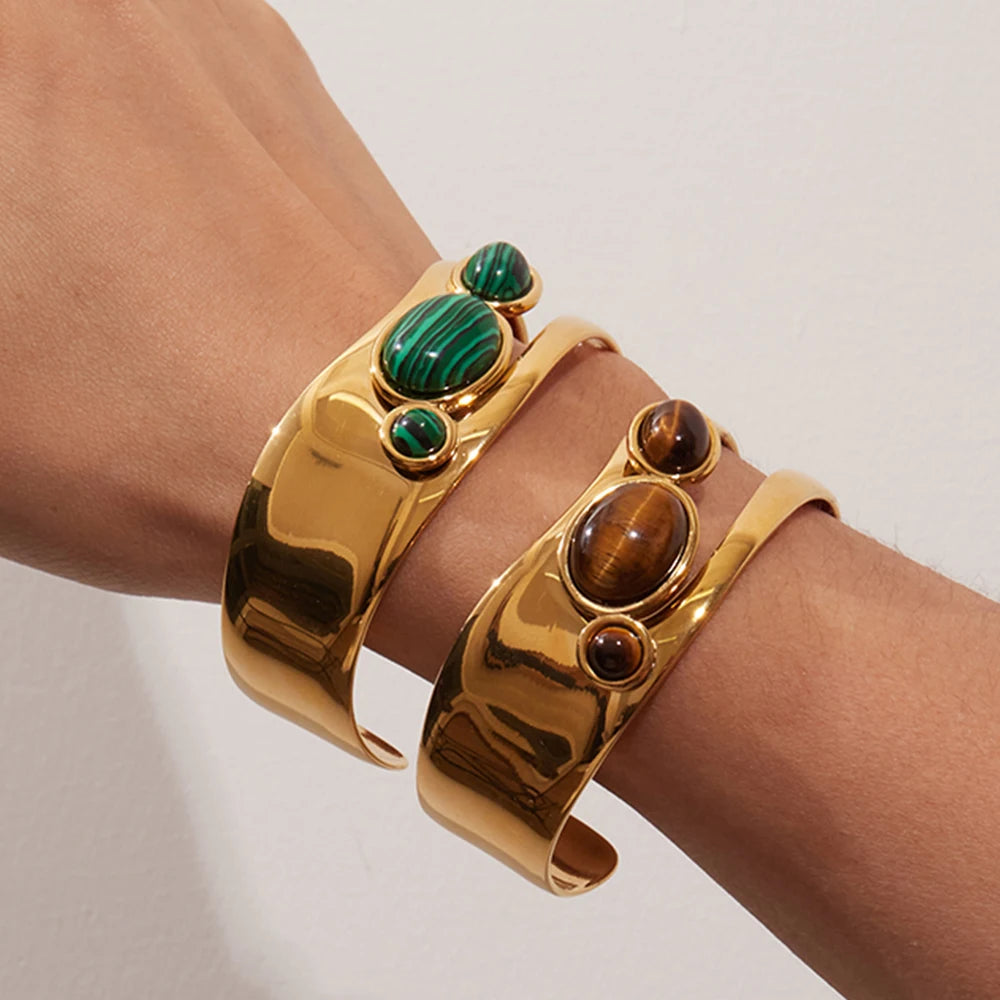 Bracelets Manchette Pierre