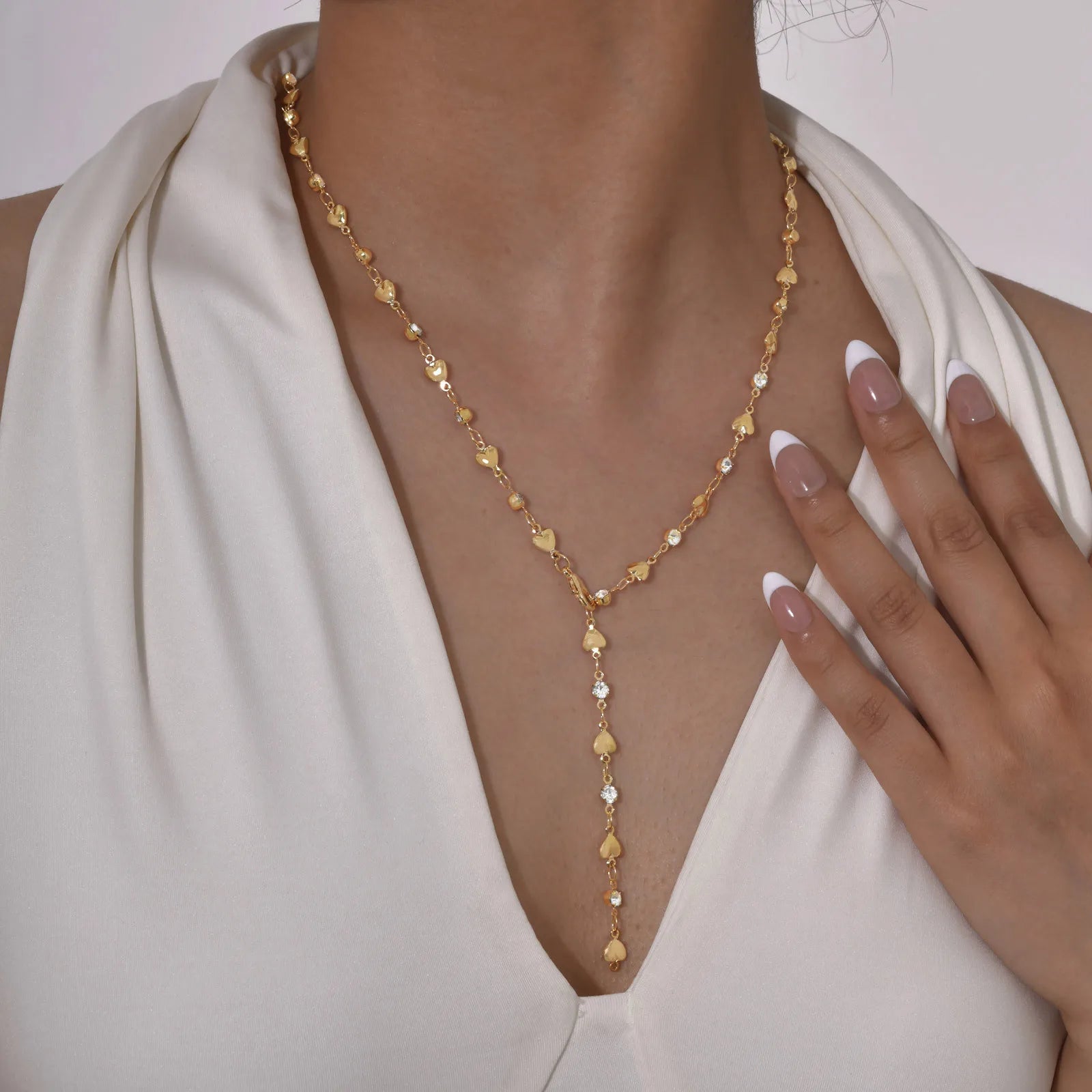 Collier Lariat Doré